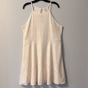 Mossimo - XXL - Women’s off white lace spaghetti strap Dress